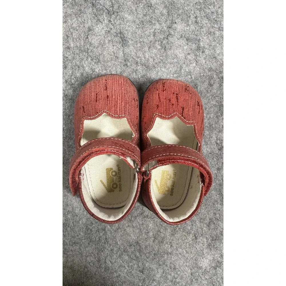 See Kai Run Susie (First Walker) Red Patent Shoes - Size 4 Mary Janes